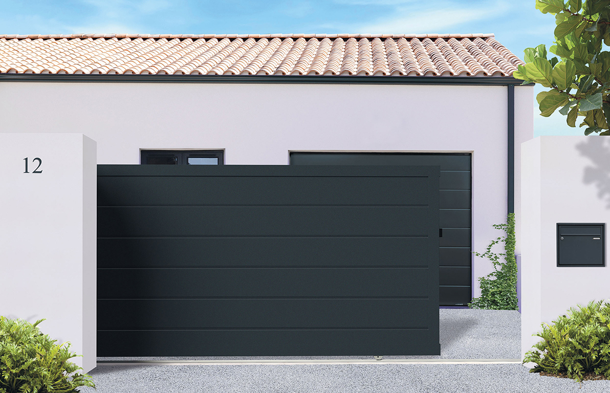 Portail coulissant aluminium